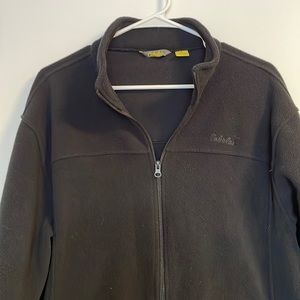 Black fleece zip up